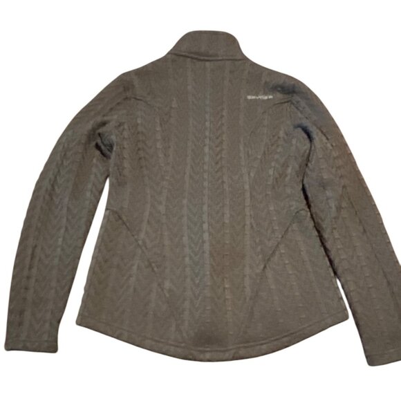 Spyder Women's Major Cable Stryke Fleece Full Zip Jacket Weld Gray Size S - Picture 7 of 8